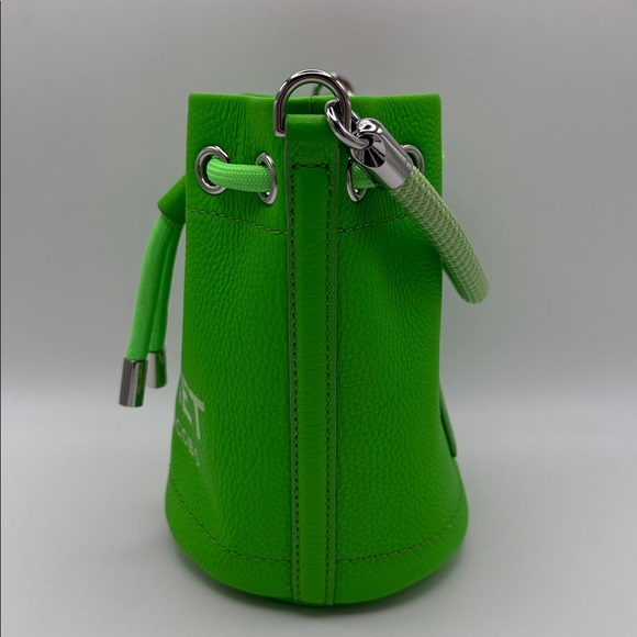 MARC JACOBS Leather Mini Bucket Bag - Apple - Picture 6 of 11